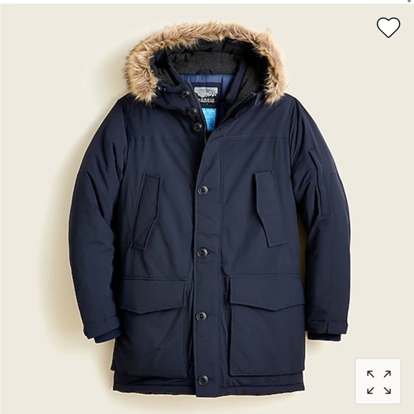 J. Crew - Nordic Field Parka - Large, Navy - Picture 1 of 13